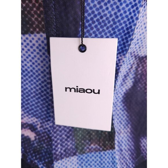 Miaou Aphex Corset Size XL Womens Blue Top $265 - Picture 9 of 15